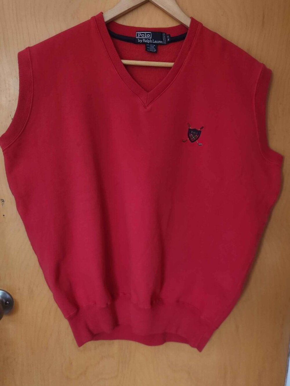 Polo Ralph Lauren Golf Sweater Vest - Men’s Medium - Red